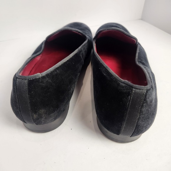 Rye 51 Men's Black Velvet Elegant Dress Loafers Size 13 - Picture 3 of 7
